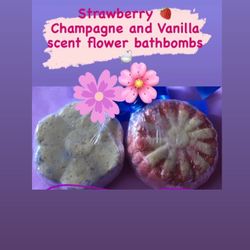 Flower Strawberry🍓 Champagne and Vanilla