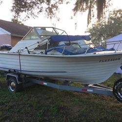 Classic 1974 Grady white 19' weekender