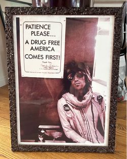 Tom Petty framed poster