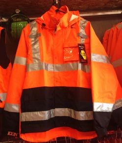 Class 3 Breathable, Waterproof, High Visibility Jacket