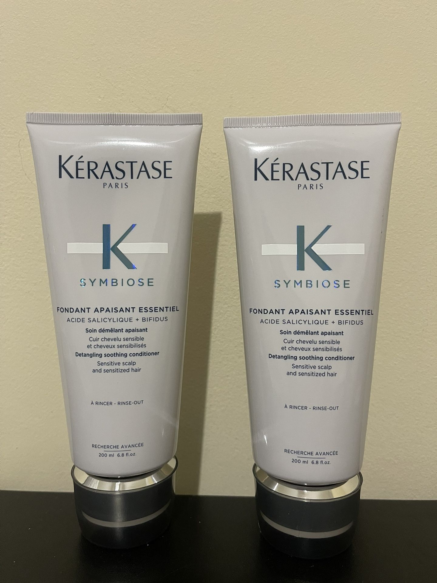 2 Pack Kerastase Symboise Fondant Apaisant Essentiel Detangling Soothing Conditioner 6.8 oz
