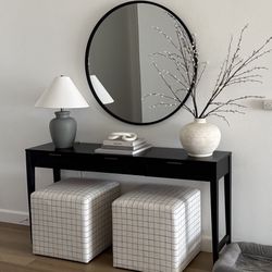 Studio McGee Drawer Console Table Black