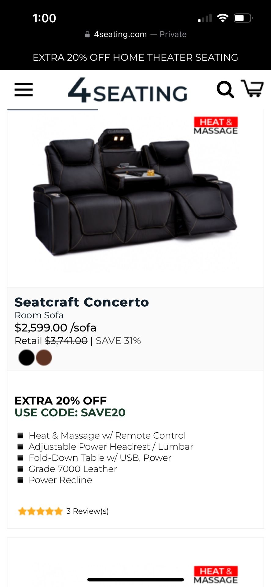 Seacraft Concerto Brown