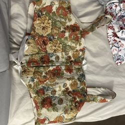 Flower Corset Top Worn Twice 