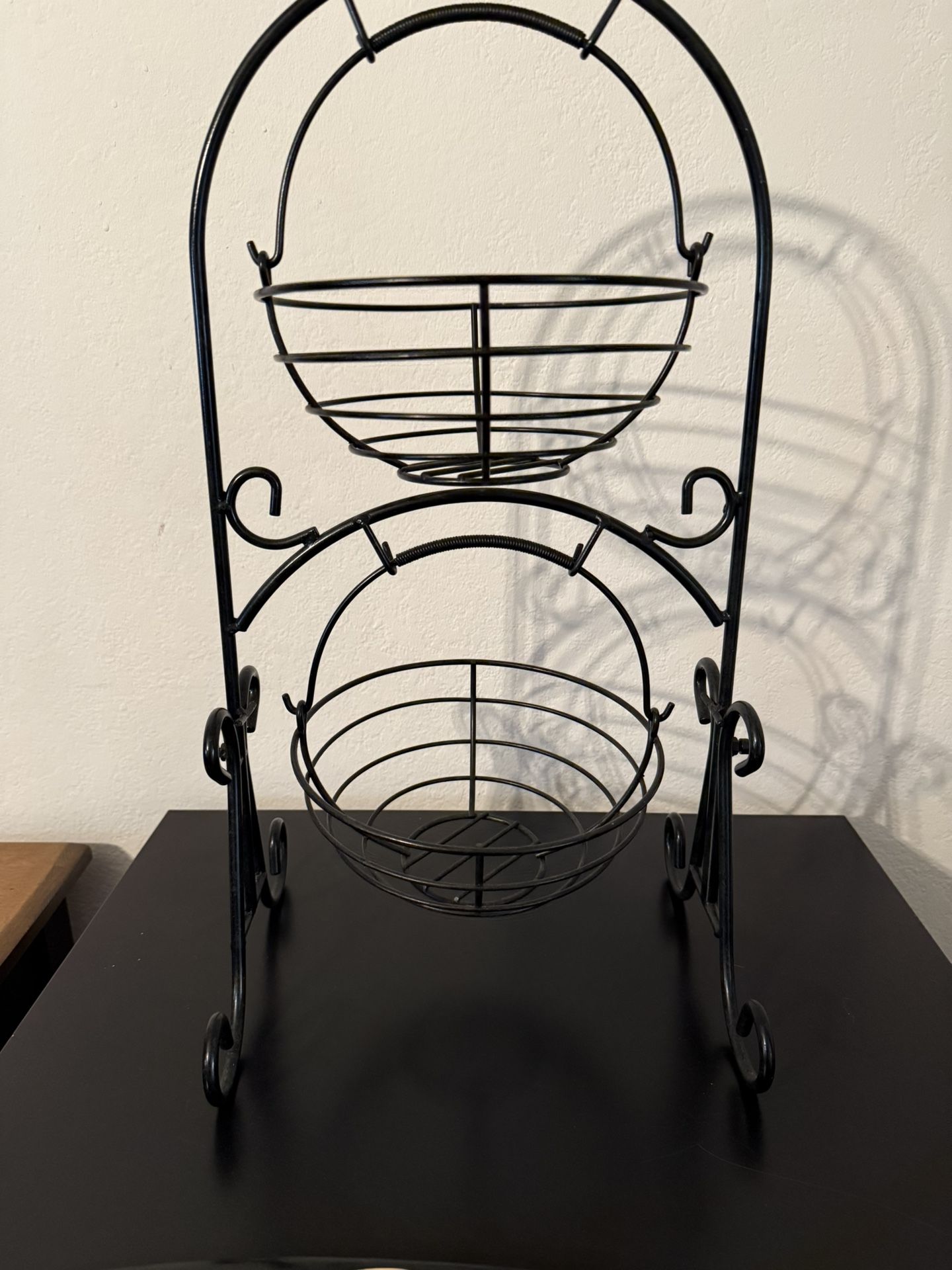 2 Tier Metal Fruit Basket