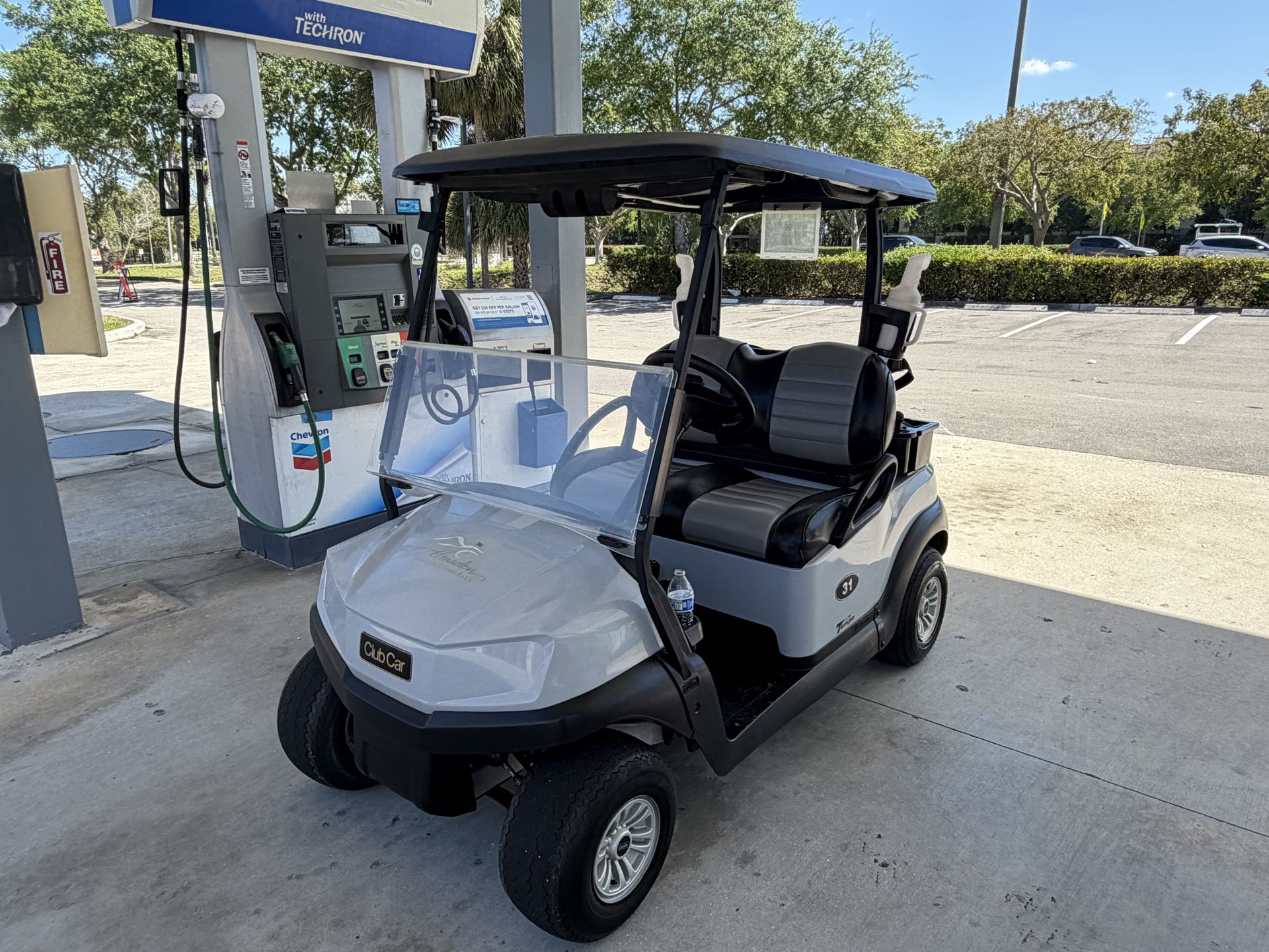 Clean Club Car Lithium Golf Cart