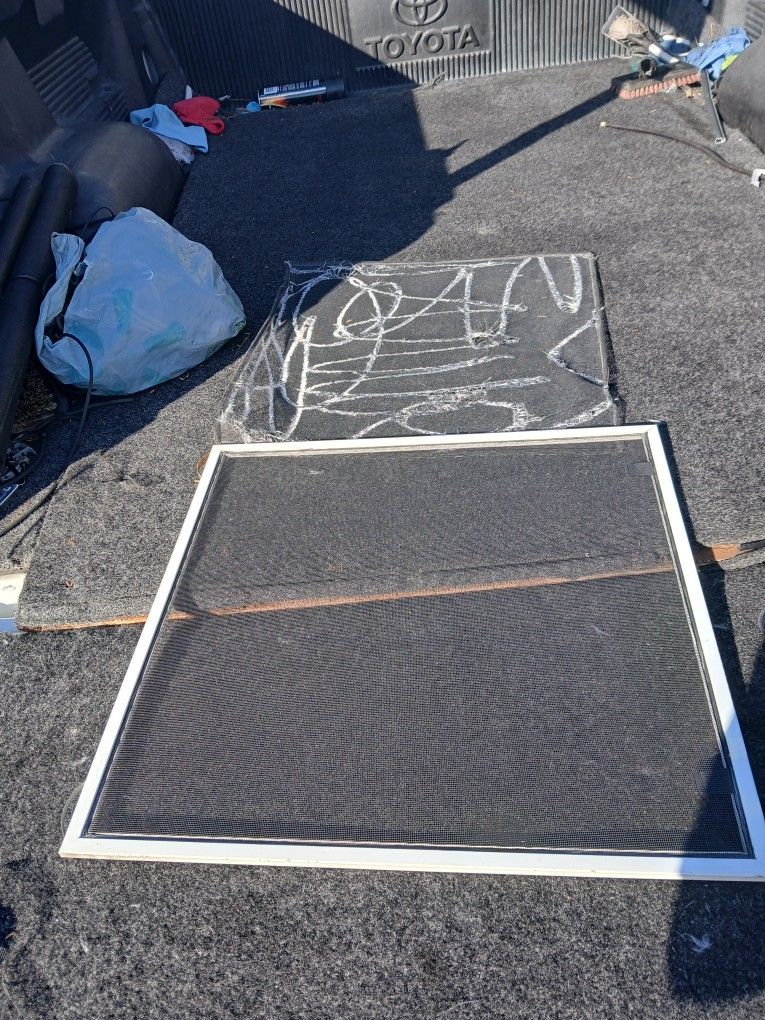 Sliding Door Re-screen and Window Screen Fix