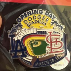 Dodgers Opening Day Pin