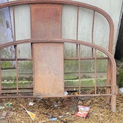 Antique Bed Headboard 