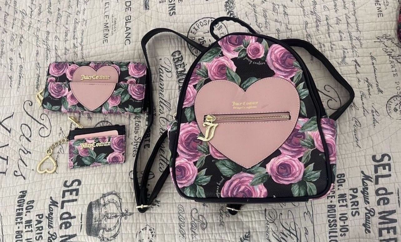 Juicy Couture Backpack- Coin Purse- Wallet 🌸