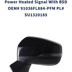 Suburu crosstrek 2018-2023 Driver rear mirror