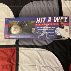 Vintage Reggie Jackson Hit A Way Baseball Pro Training Aid