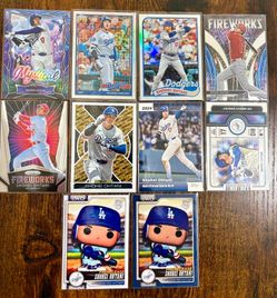 Shohei Ohtani 10 Card Lot In Mint Condition