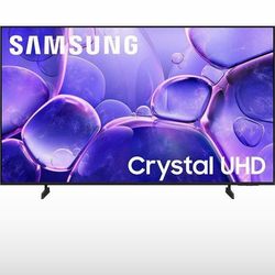 Samsung de 50 pulgadas, clase Crystal UHD U8000F, Smart TV 4K (modelo 2025) Contenido gratuito ilimitado, procesador Crystal 4K