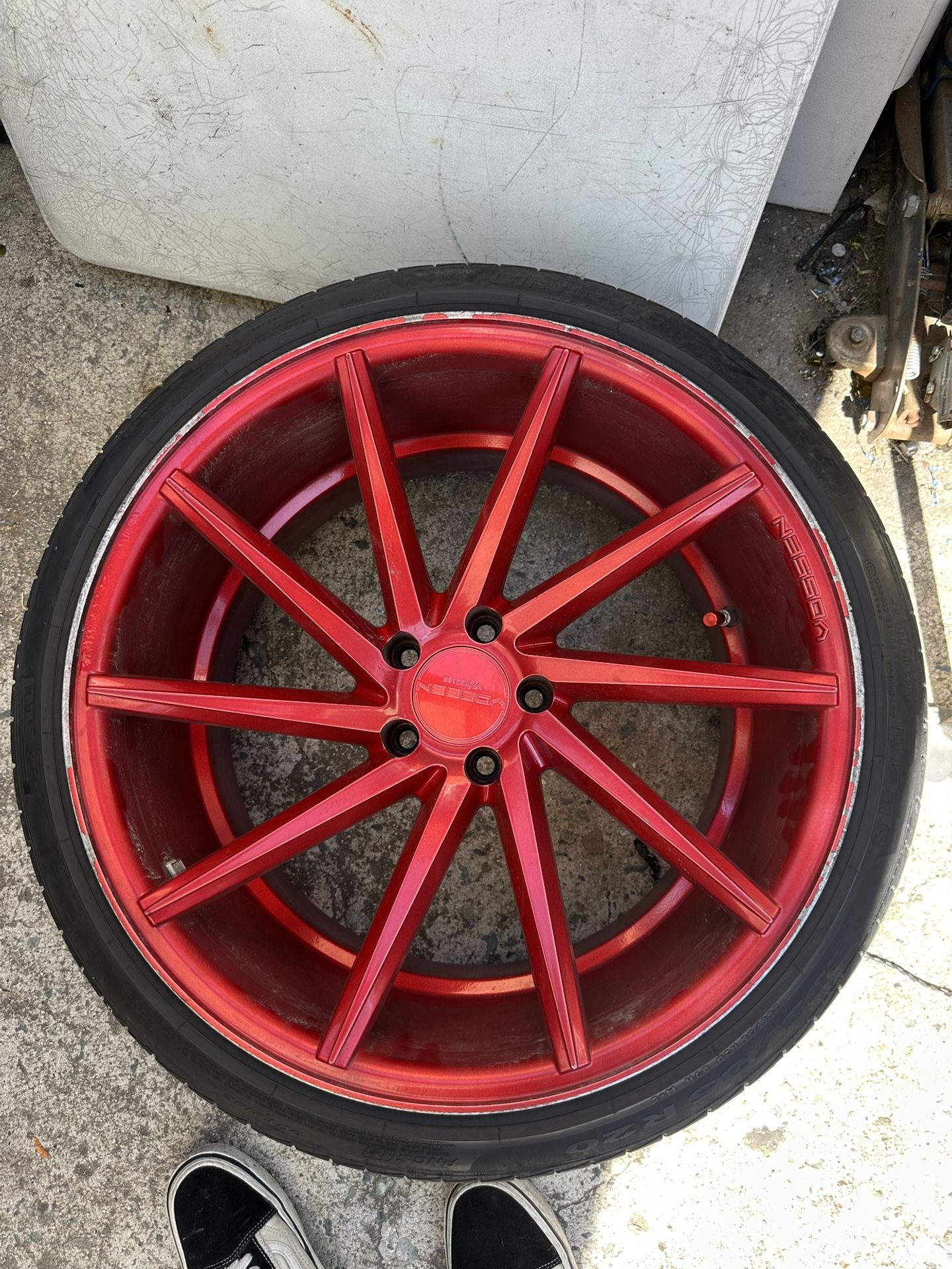 VOSSEN 20inch Candy Red Rims