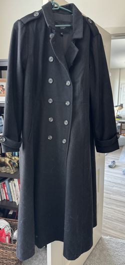 Black Plus-Size Woman’s Coat