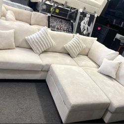New Ivory Sectional