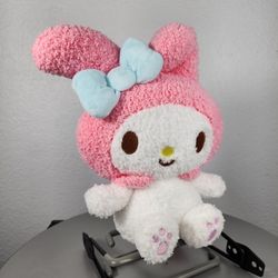 11" SANRIO My Melody Happy Fuzzy Sitting Plush