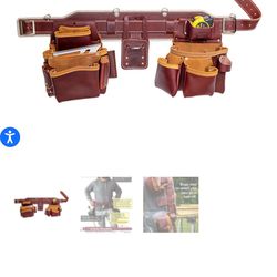 Occidental Leather Tool Bags With Suspenders