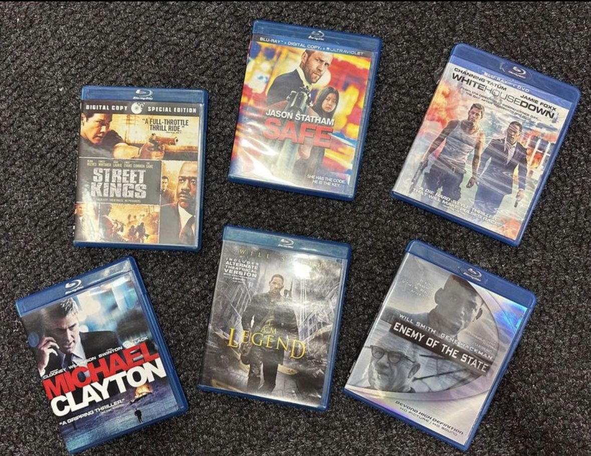 Action Movie DVD Bundle