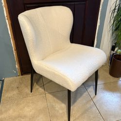 New soft fabric accent or desk chair Chair is super comfortable. seat is extra wide.