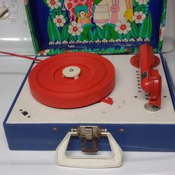  Record Player Vintage Cartoon 