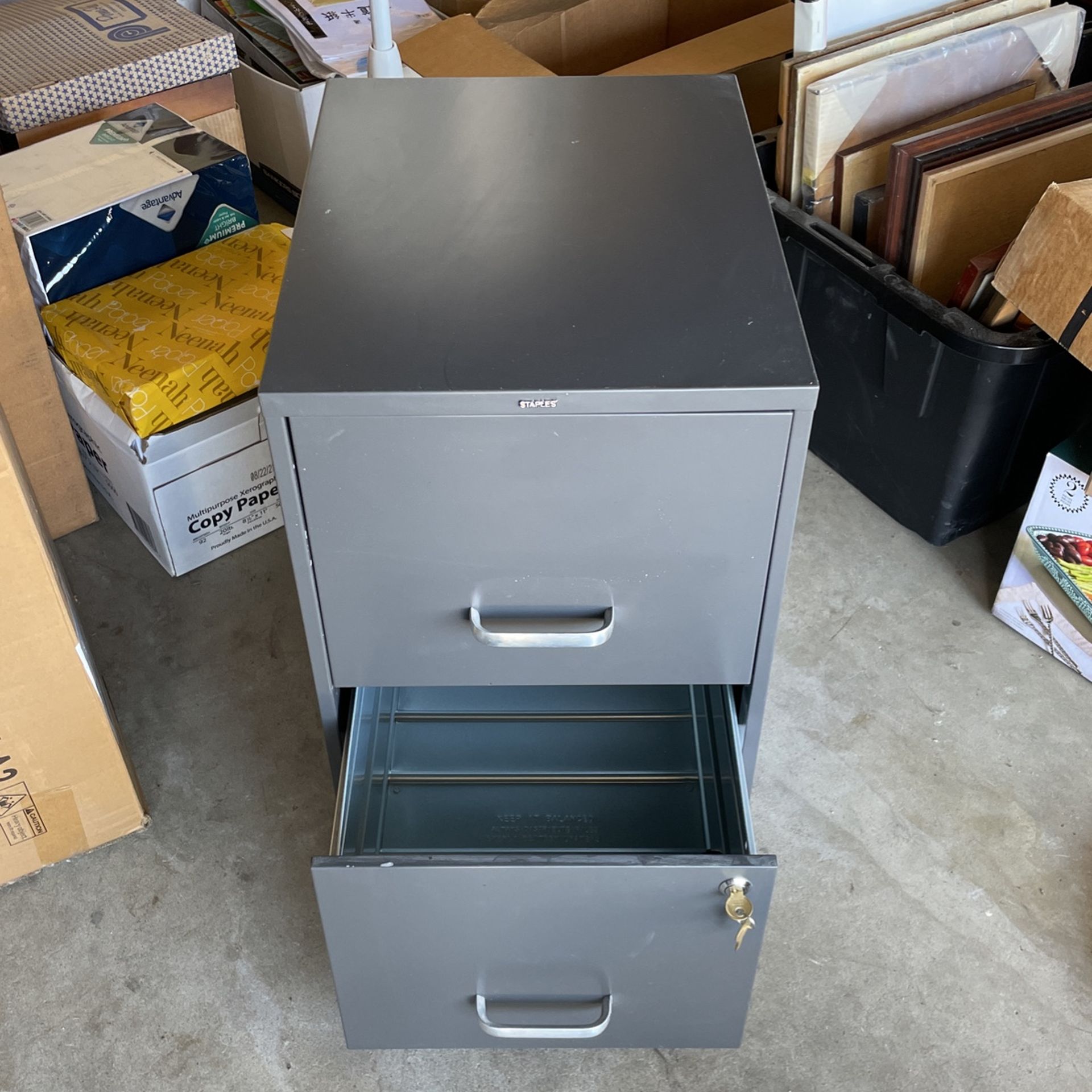 Staples File Cabinet
