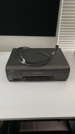 JVC Model HR-A35U No Remote VCR With Bag Of VHS Tapes