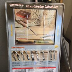 Mastergrip 12 Piece Carving Chisel Set