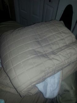 Beige sofa & chair cover