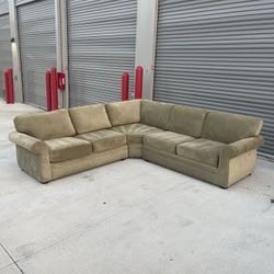 Olive Green Sectional Couch