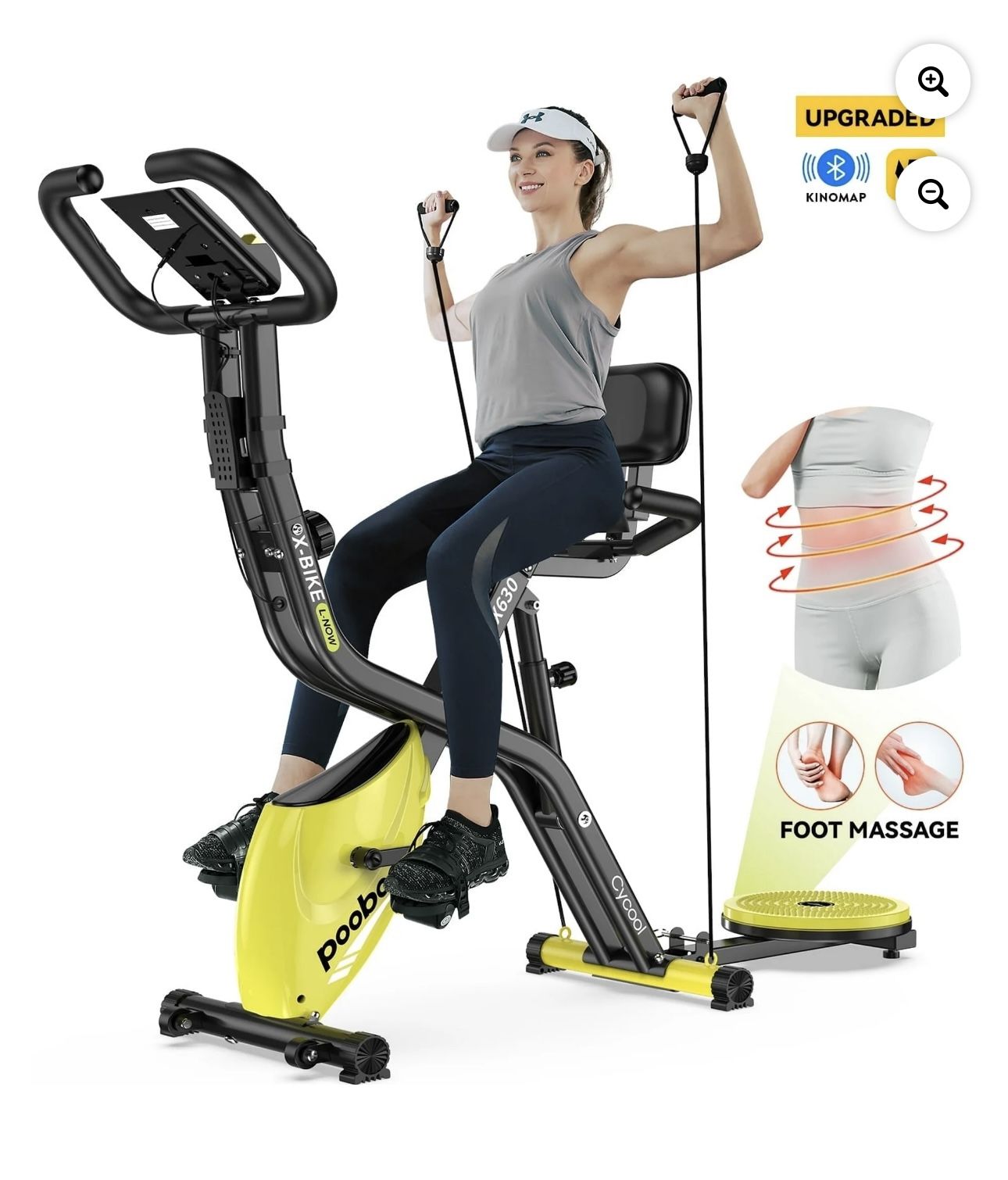 Stationary Cycling Bike Indoor Folding