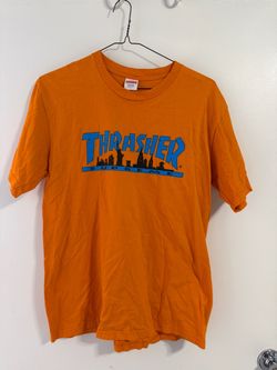 Supreme Thrasher Skyline Orange Tee Size L