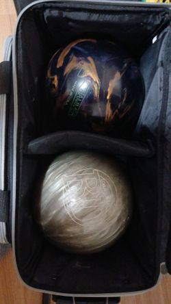 Columbia BD and The Sauce Hammer Bowling Balls w Bag
