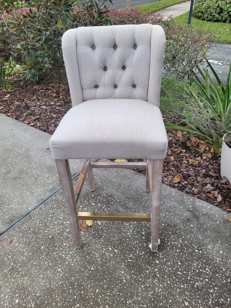 Bar Stool Wooden, One Time Used 