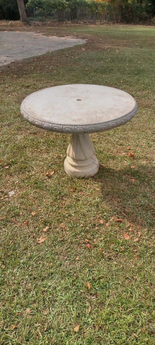 2pc Solid Concrete Table
