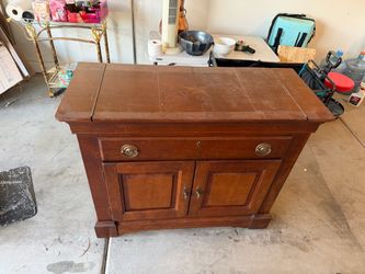 Rolling Bar Cabinet