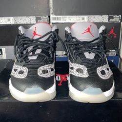 Worn 1 TimeSize 10 Jordan 11 IE Black Cement 