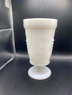 Vintage Milk Glass Goblet
