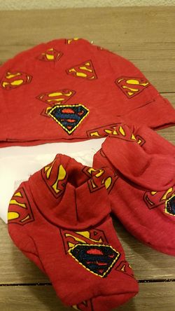 Baby Booties and beanie