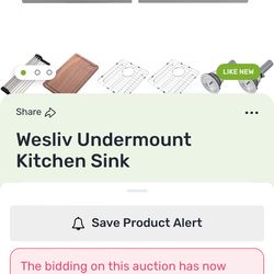 Great sink plus accessories