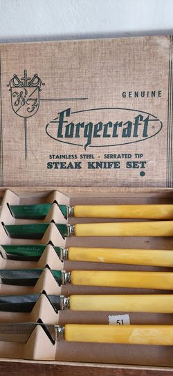 Vintage Forgecraft Steak Knives