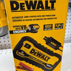 Dewalt New Jump Starter 