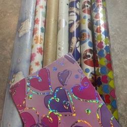 Wrapping paper, Ribbon, Bows, Name Tags and Cards