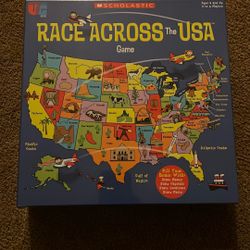 Race Across The USA game Brand: Scholastic -NEW-