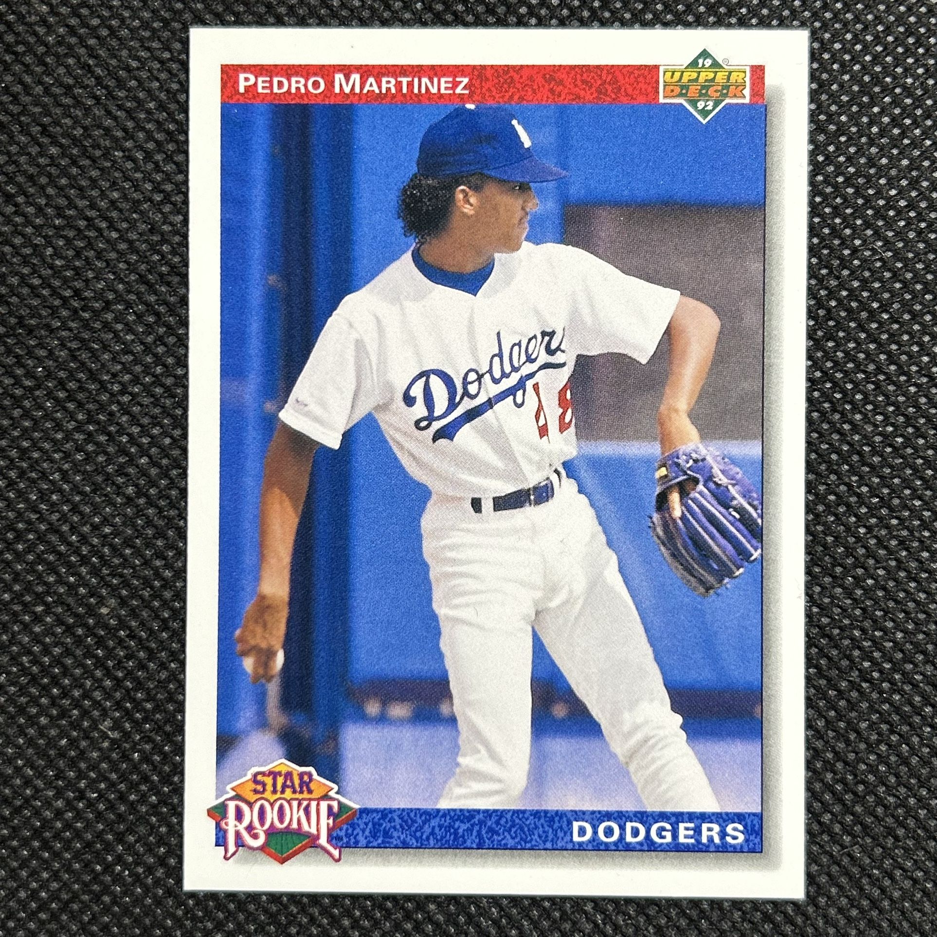 1992 Upper Deck Star Rookie #18 Pedro Martinez Los Angeles Dodgers