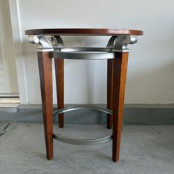 Wood End Table 