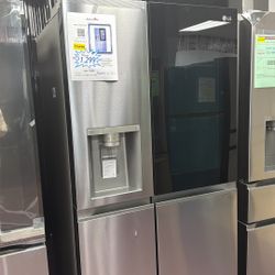 Refrigerator Side By side Stainless Steel 36” New Open Box 1 Year Warranty 