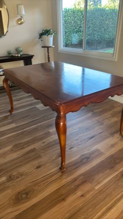 Dining table 7 pieces 40 x 62 xx31
