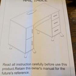 ✅ OUT! 🫪LOOK!!! NAIL TABLE!!!! BRAND NEW